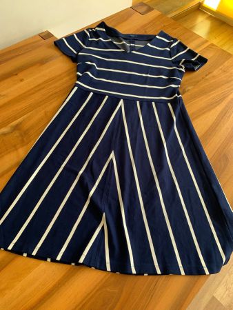 GANT so ein tolles raffiniertes blau/weiss Sommerkleid Gr. M