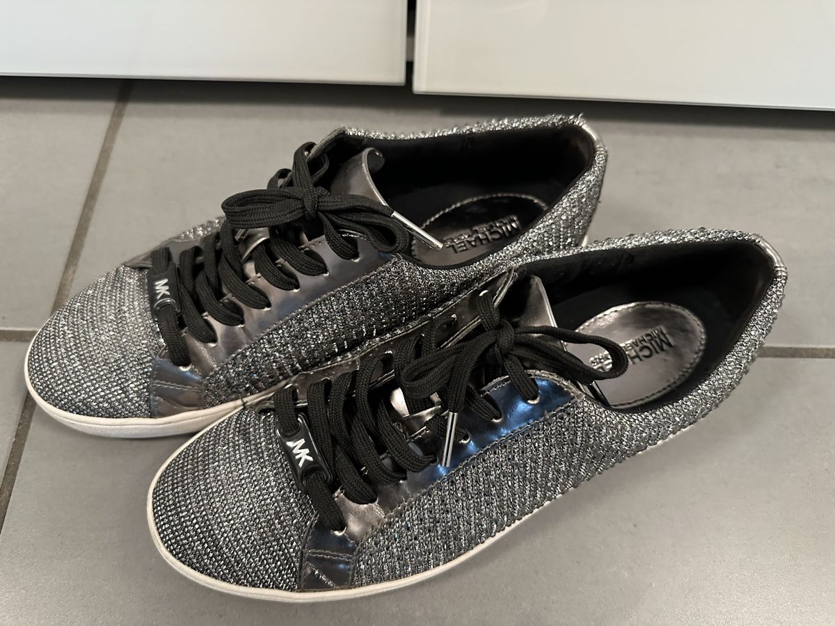 Michael Kors Scarpe da donna: Michael Kors Sneaker, Silber Glitzer, Gr. 37 – Usato da Uetikon am See venduto da Ccsibi 7