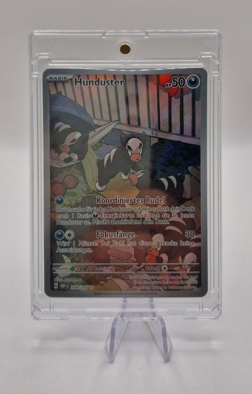 Pokémon Carte collezionabili: Hunduster / Houndour / Obsidianflammen / OBF 204 – Nuovo (secondo la descrizione) da Arni AG venduto da PokemonCardsStore 2