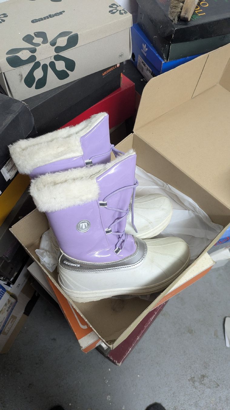 Scarpe da donna: TECHNIKA Winterstiefel lila – Usato da Morgarten venduto da rra_jvw7 1