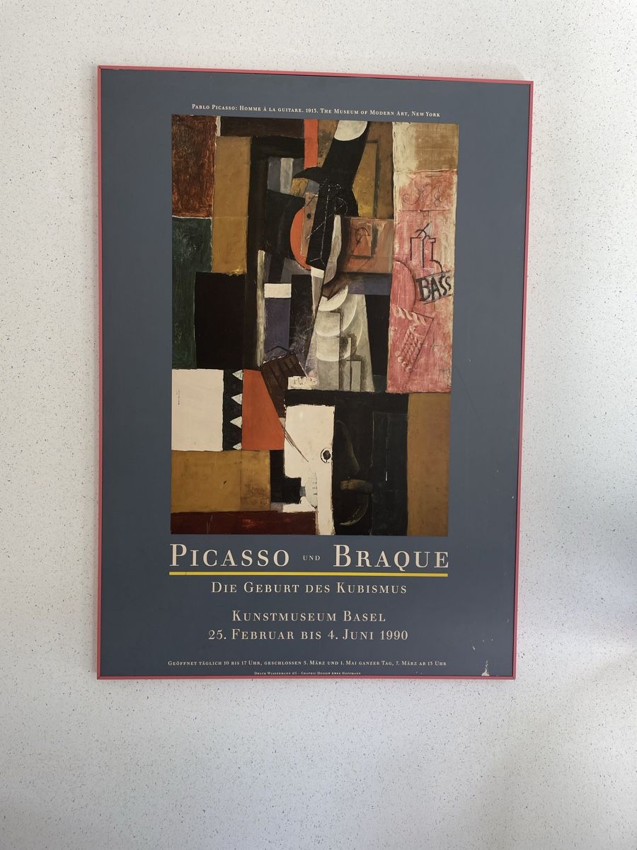Poster & Bilder: Picasso und Braque -Kunstmuseum Basel -1990 – Gebraucht aus Basel von RAMSESSOLEIL