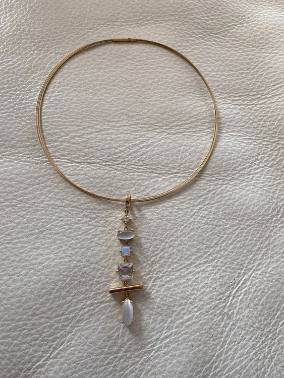 Pendentif Pierre Lang En Forme De Pieuvre, Doré, Occasion