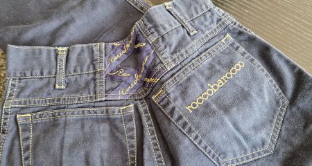 Jeans vintage ROCCOBAROCCO bleu marine