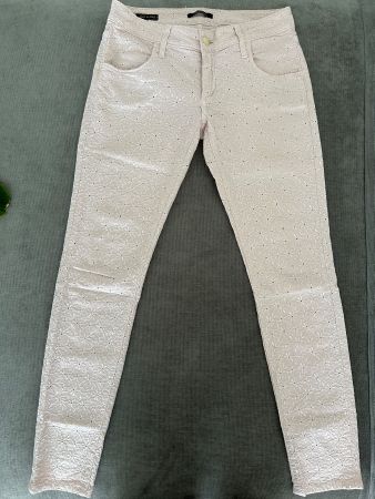 Shaft Deluxe Sommerhose mit rosa Spitzenmuster