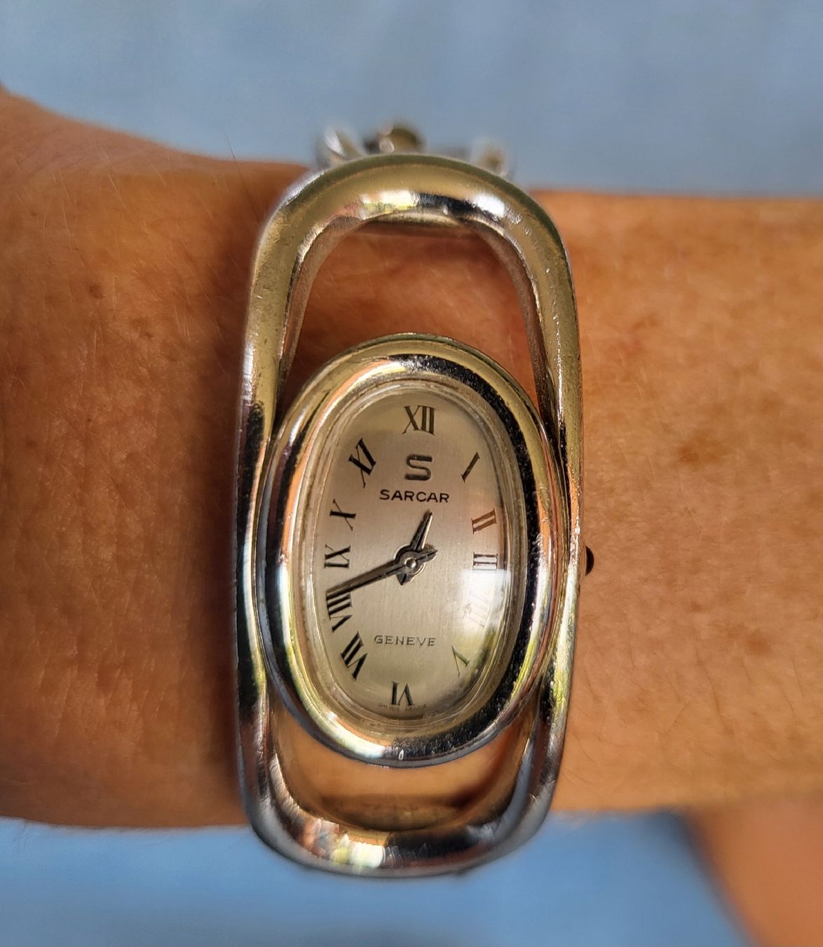 Sarcar Orologi: Silberuhr 925 Sarcar Genf – Usato da Gutenswil venduto da ghekko88 1