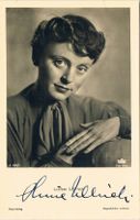 Luise Ullrich 1910-85 Autogramm signiert Vintage Foto 9x14cm