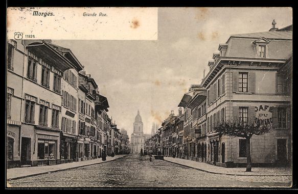 Ansichtskarten: AK Morges, Grande Rue – Gebraucht aus Berlin von bartko-reher