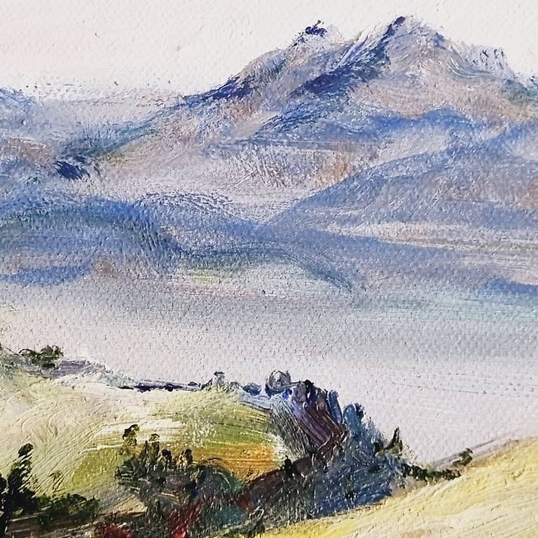 Dipinti: Original Ölgemälde "Blick von der Rigi" (40x30 cm) – Usato da Udligenswil venduto da matzbus 2