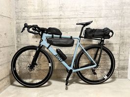 Rose Backroad 62cm im Bikepacking Setup