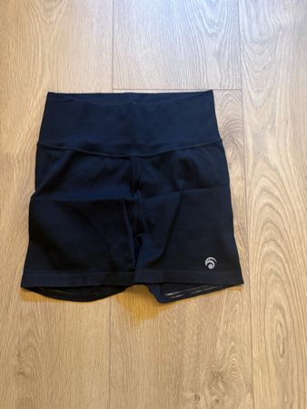 Sportshort Damen schwarz, Oceans apart
