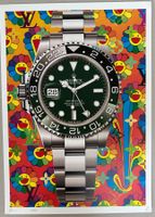 Death: Murakami Rolex GMT, POP Art, signiert 12/100