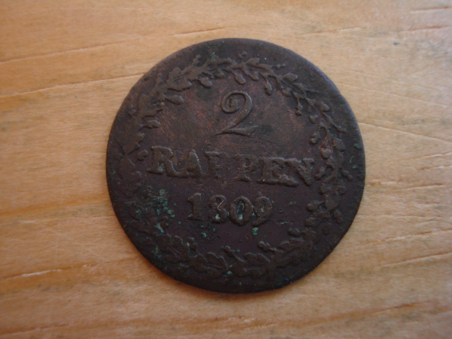 Toutes les monnaies: (H6) Bern 2 Rappen 1809 – D'occasion à Erlach par Net-Coins 1