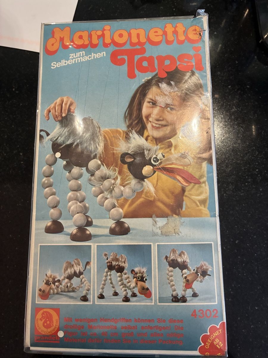 Kit bricolage: Vintage bastelset originalverpackt marionette – Nuovo e nell'imballaggio originale da Zürich venduto da LichtBleibt