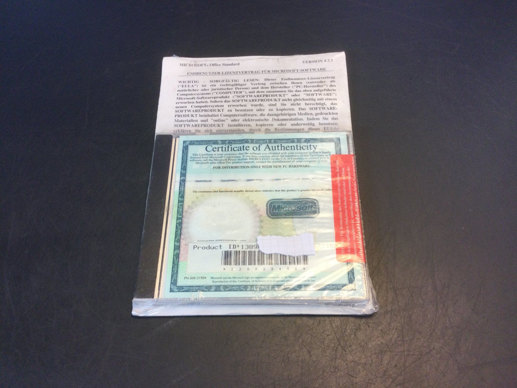 PC: Verpacktes Original Microsoft Office Standard 4.2.1 ca.1996 – Usato da Wangen SZ venduto da kuriosum12