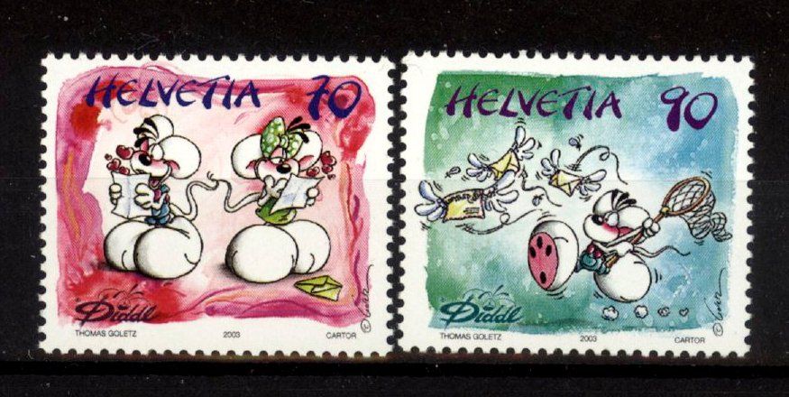 Tutti i francobolli: 2003, Sondermarke Diddl ** (1) – Usato da Willisau venduto da Vollstempel