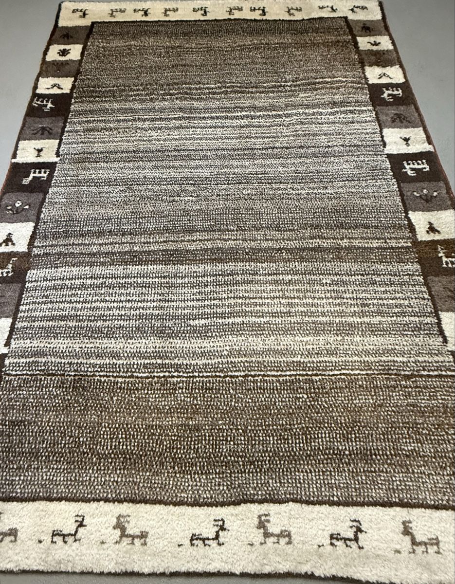 Gabbeh Teppiche: Gabbeh;Perserteppich 206x142.cm – Gebraucht aus Sempach von Star7