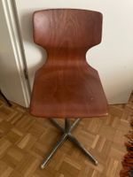 Bürostuhl Holz Metall höhenverstellbar guter Zustand
