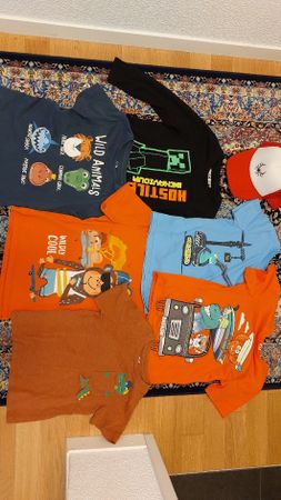 Summer Boys Clothes Bundle - T-shirts, Shorts, Pants, Cap!