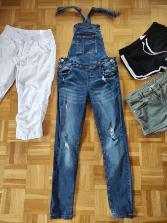Mädchen Latzhose und Sommerhosen 146-150