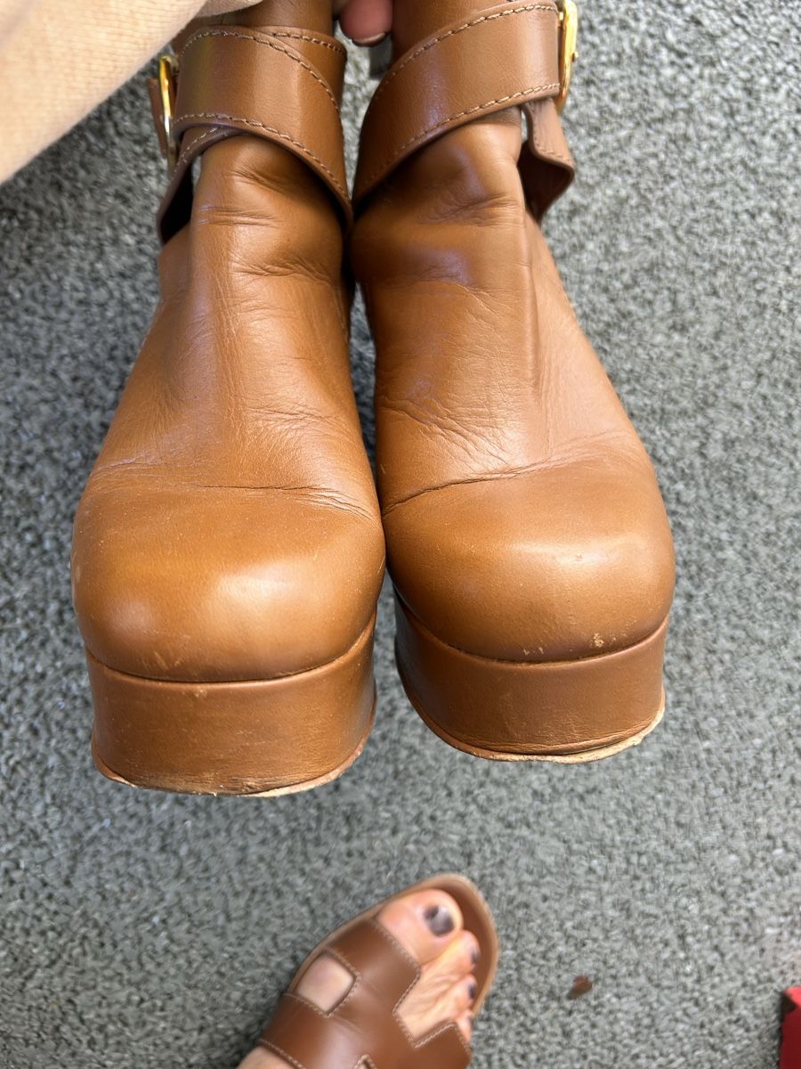Chloé Scarpe da donna: Bottines See By Chloe cuir – Usato da Lully VD venduto da Garance040 5