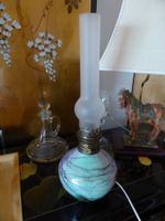 RAR - TISCHLAMPE MICHELE LUZORO GLAS MUNDGEBLASEN - WIE NEU