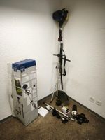 Benzin Lux Tools BAS 34/20 Rasentrimmer Heckenschere + Säge
