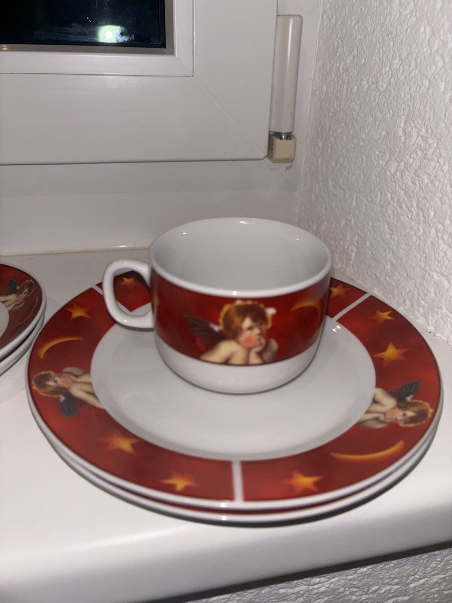 Geschirrsets: Kaffeservie mit Kuchenteller – Neu (gemäss Beschreibung) aus Menziken von jul.kl 2