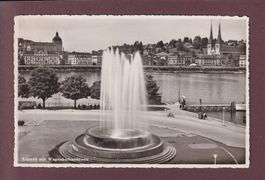 LUZERN - Wagenbachbrunnen - Hofkirche - 1946