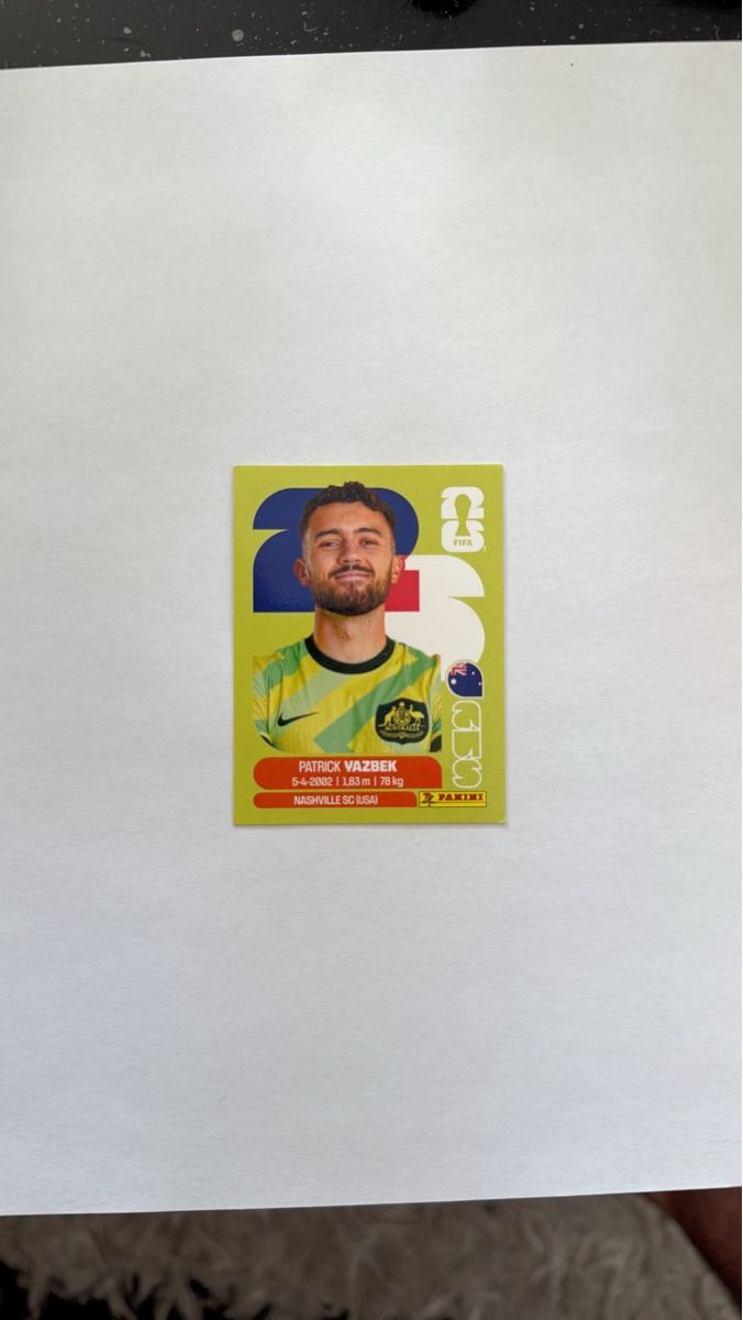 Panini Carte collezionabili: Patrick Vazbek AUS 16 – Nuovo (secondo la descrizione) da Zürich venduto da Maeckes