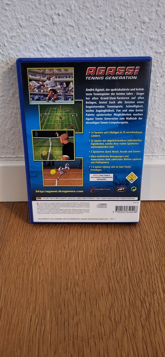 Sony Giochi: PS2 - Agassi Tennis Generation – Usato da Münsingen venduto da DigitaleSpielecke 1