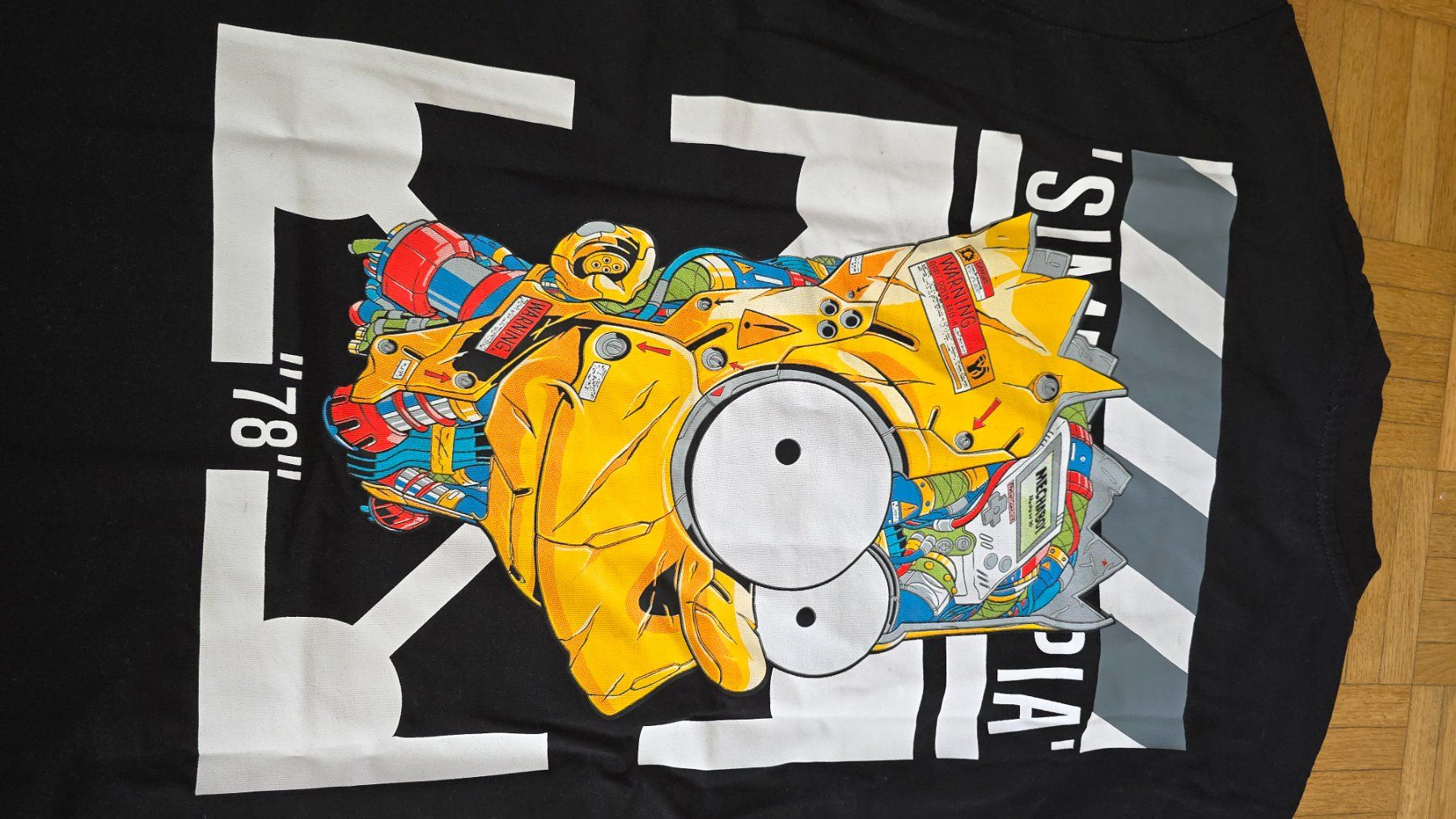 Off-White T-shirt: Off-White Bart Simpson T-Shirt Schwarz Gr. S – Usato da Wallisellen venduto da theblacksheep 5