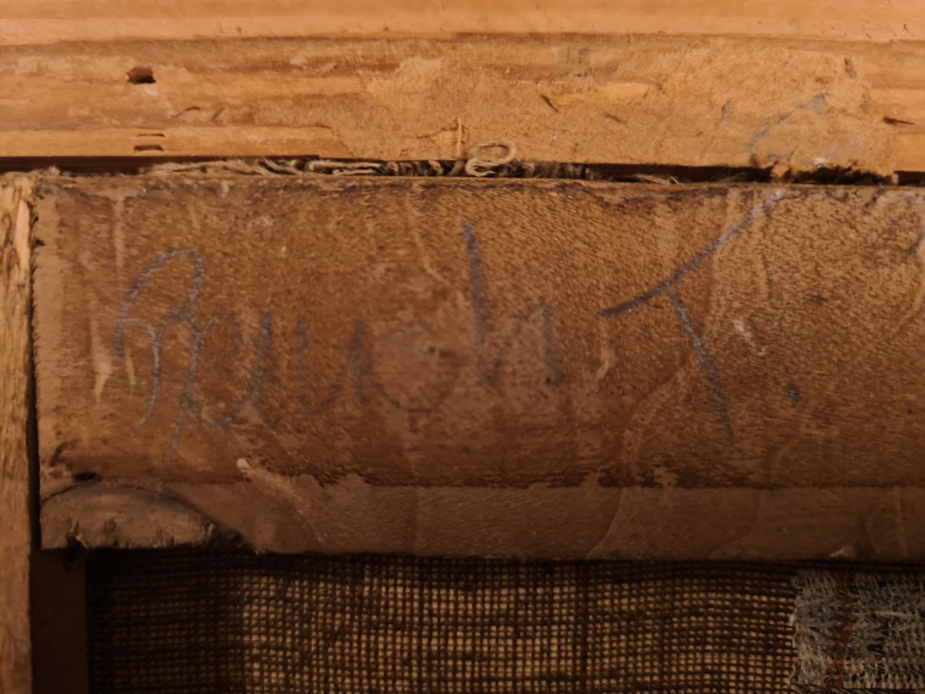Gemälde: Landschaftsgemälde um 1880 – Gebraucht aus Rotkreuz von Dobermann5 3