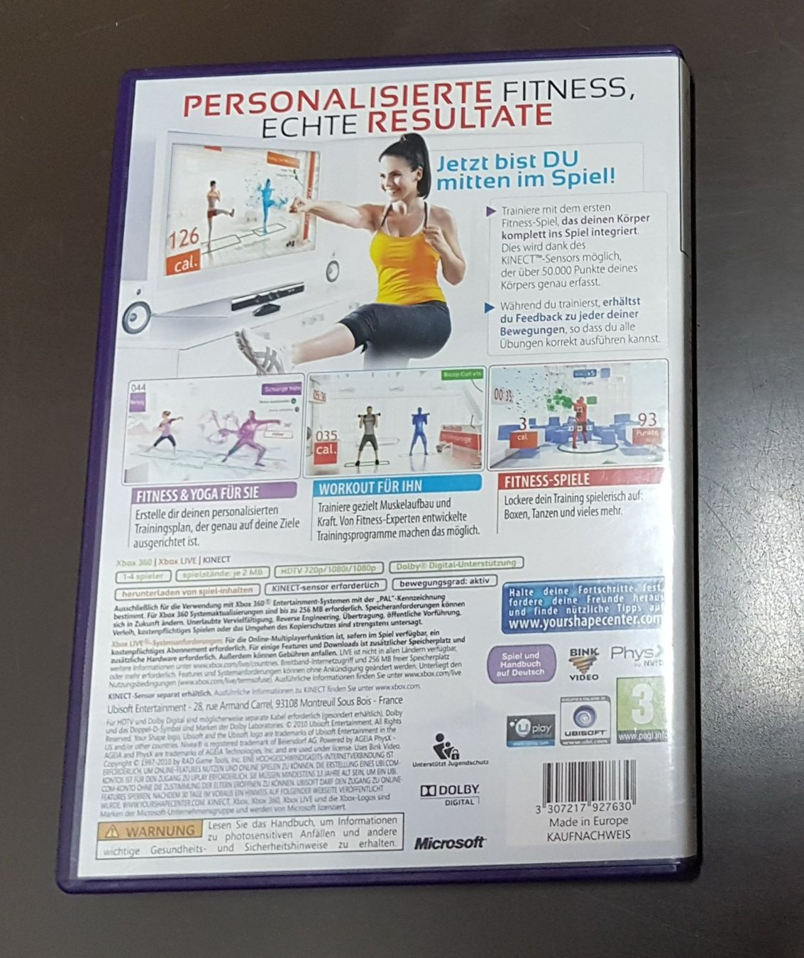 Microsoft Giochi: Your Shape Fitness Evolved Kinect   XB 360 – Usato da Schüpfheim venduto da Games_Spielkonsolen 2