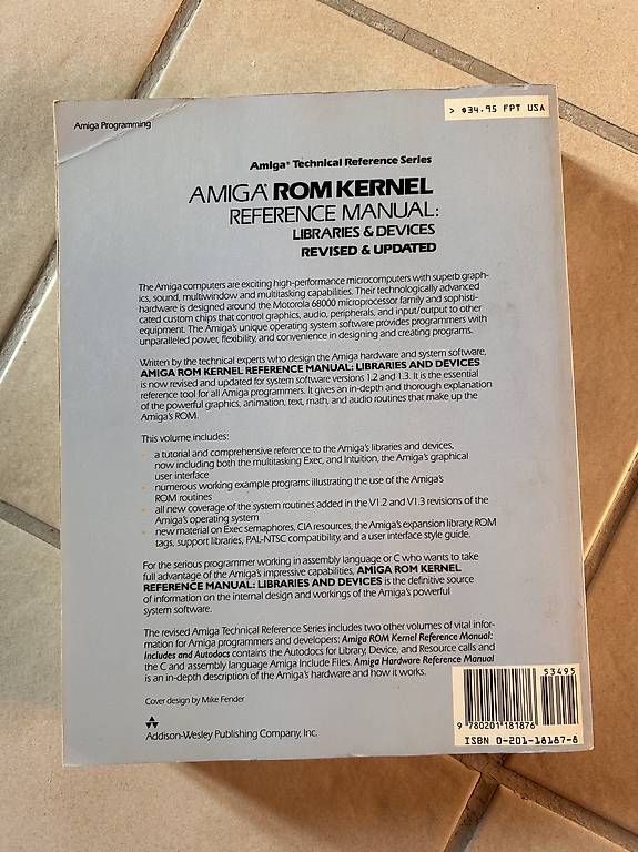 Bücher: Libri Amiga ROM Kernel + Hardware Reference Manual – Gebraucht aus Vaglio von Arabella1973 3