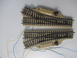 1 Elektromagnetische Weichen-Paar 5203, 5204 von Märklin.