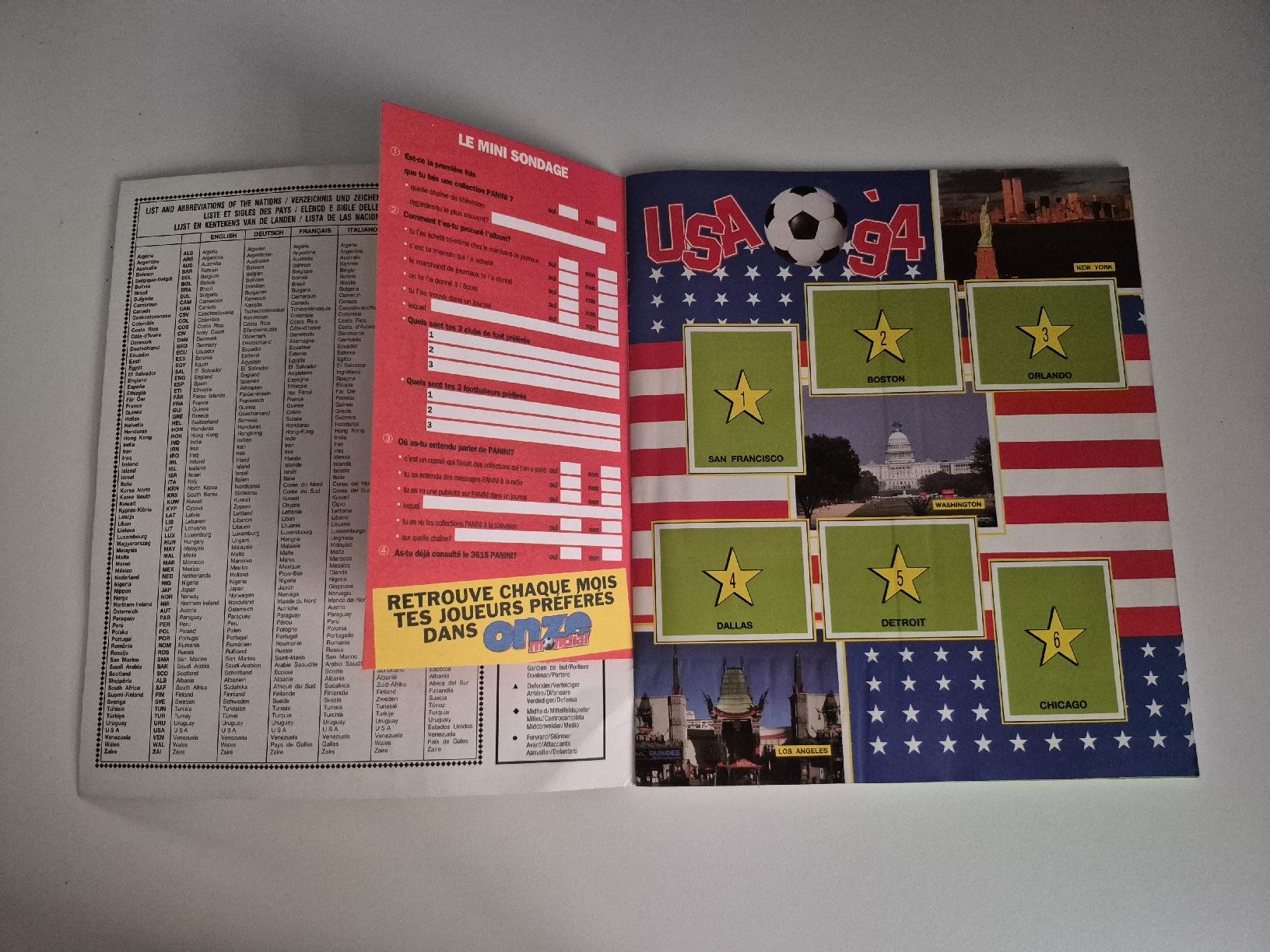 Panini Alben: WM 94 Original Panini Heft – Neu (gemäss Beschreibung) aus Winterthur von CMR1190 1