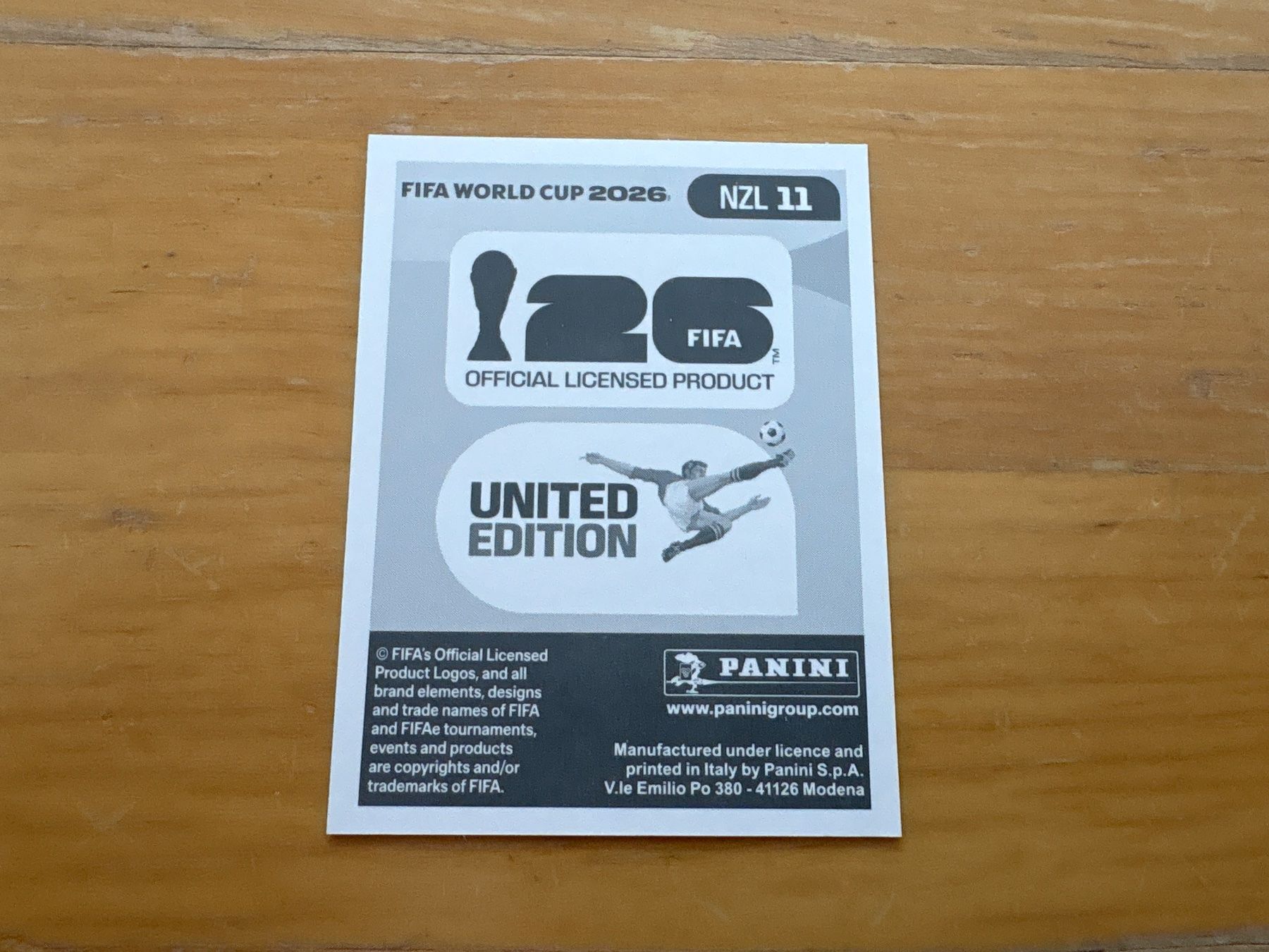 Panini Carte collezionabili: Panini 2026 NZL 11 – Nuovo (secondo la descrizione) da Elsau venduto da Cerry81 1