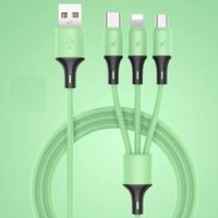 3 in 1 5A Schnelllade & Datenkabel für iPhone/Type-C/MicroUS