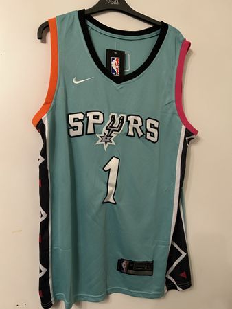 SanAntonioSpurs#1Wembanyama Jersey