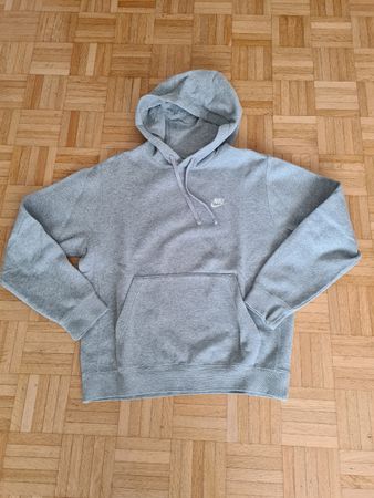 Nike Kapuzenpullover grau Baumwollmix Grösse S neuwertig