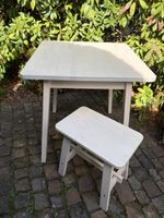 IKEA NORRÅKER Tisch mit Hocker – massives Birke