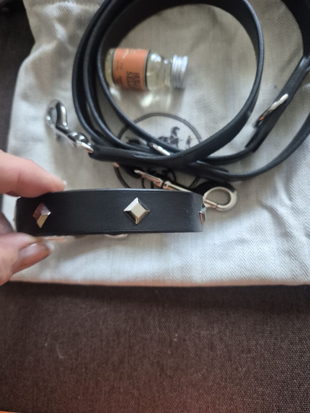 Hermès Guinzagli & Collari: laisse et collier pour chien – Nuovo e nell'imballaggio originale da lens venduto da Ermess70 2