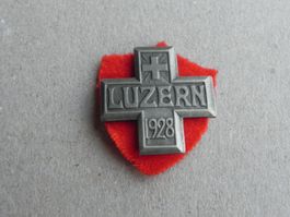 Abzeichen Eidg. Turnfest Sport Luzern LU 1928 Turnkreuz