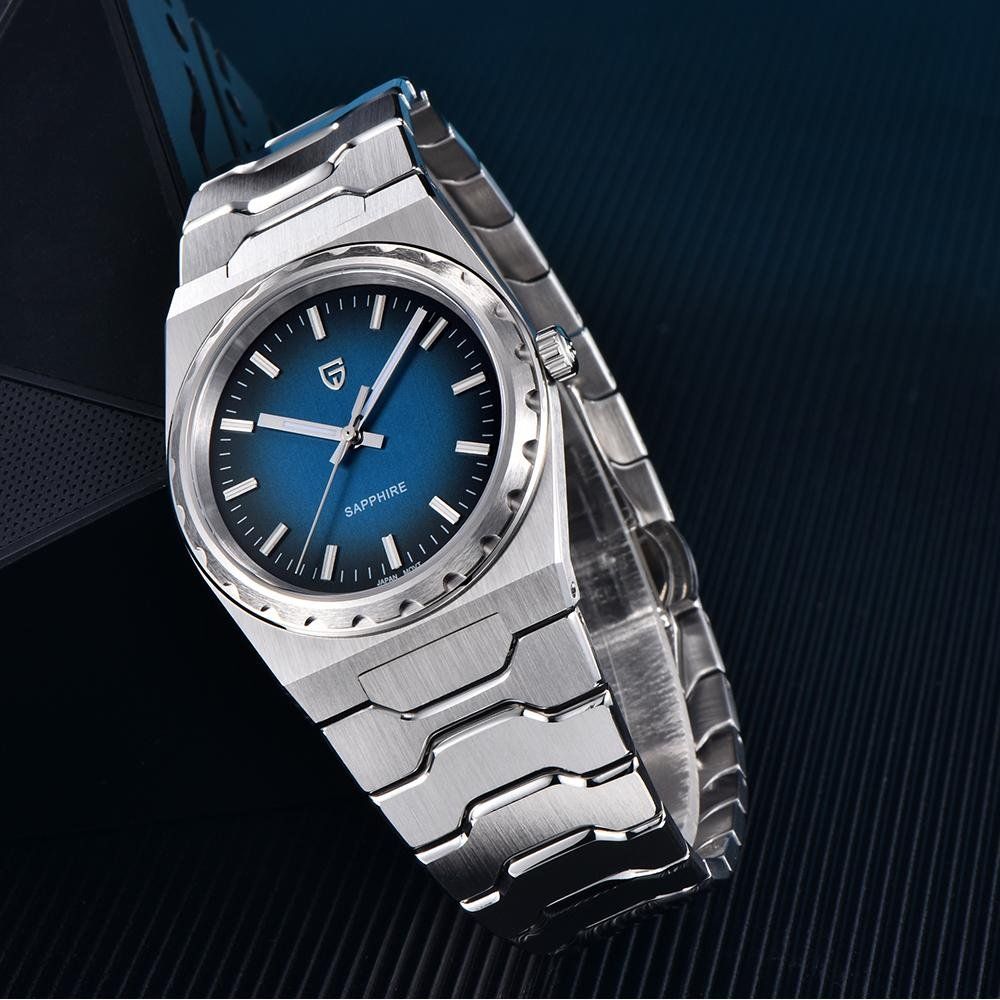 Pagani Design Uhren: Pagani Design Herrenuhr Quartz Saphirglas – Neu (gemäss Beschreibung) aus Suhr von ChronixChronometer 3