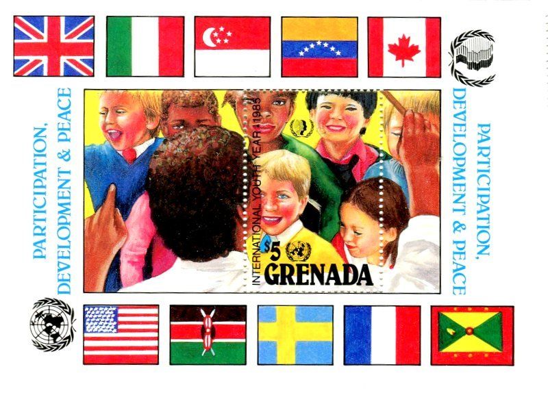 Alle Briefmarken: Block "Kinder". Grenada – Neu und originalverpackt aus Basel von Butsch5