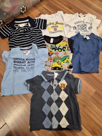 7 T-Shirts, Grösse 68, Sommer, B27