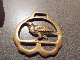 Anhänger Vogel, Metall, goldfarbig