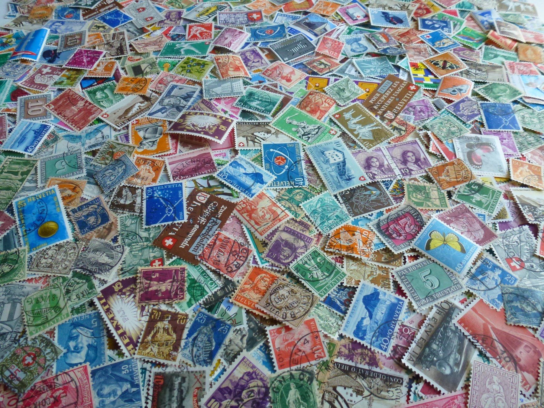Alle Briefmarken: ++X-Tausend Briefmarken Schweiz ab Strubel – Gebraucht aus Walkringen von Casablanca777 7