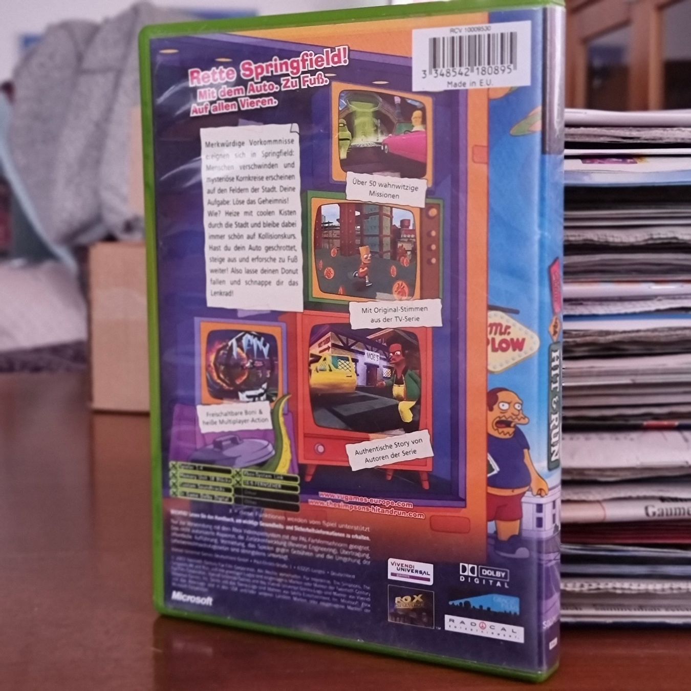 Spiele: XBOX The Simpsons Hit and Run – Gebraucht aus Beinwil am See von  1