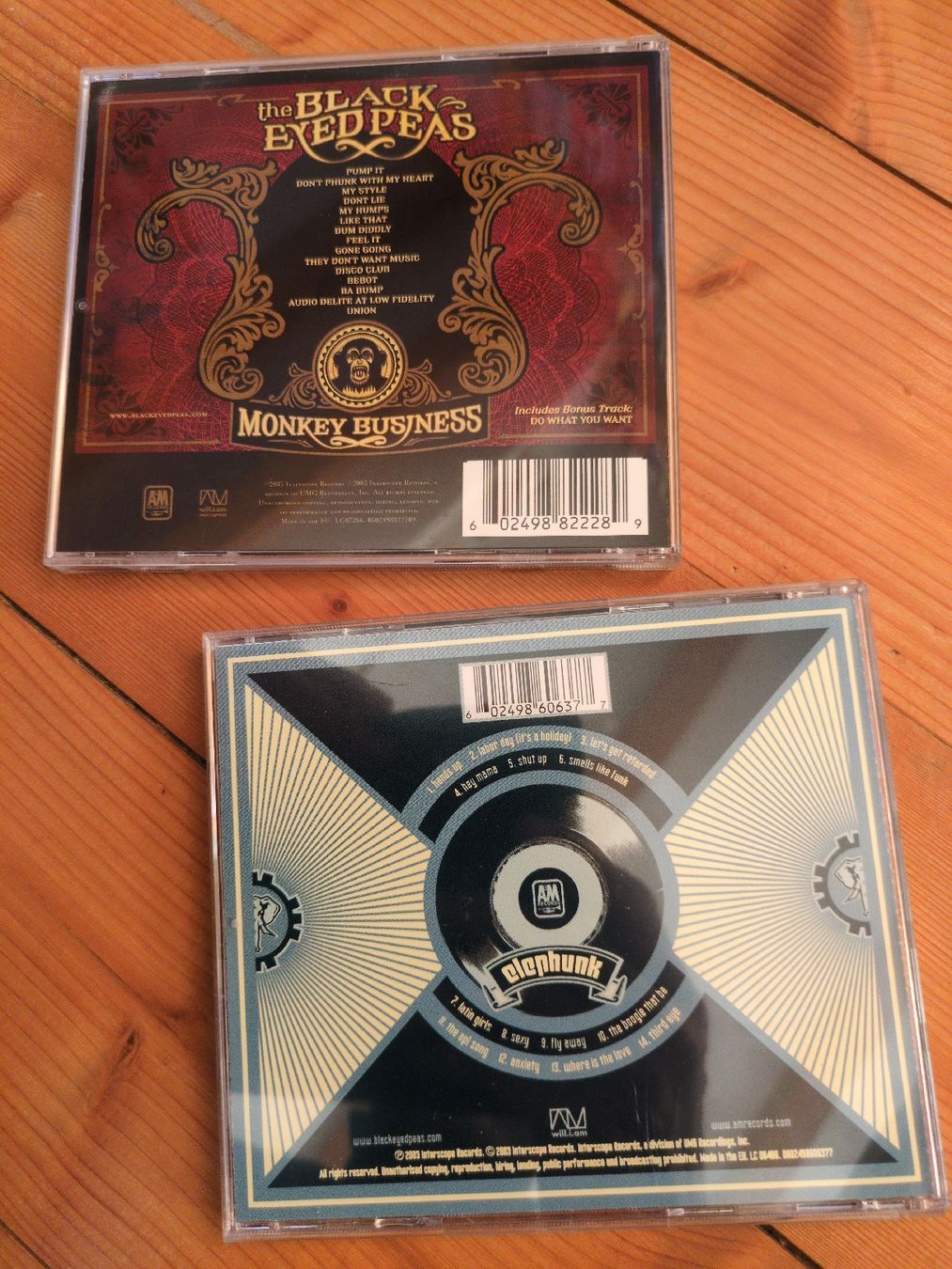 CDs: Black Eyed Peas CD-BUNDLE (2CD) – Gebraucht aus Matten b. Interl von simkli 1
